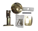Kwikset #663 Cp Brass Single Deadbolt One Sided Thumb Turn Only. Fixed Price $8.99.