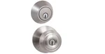Defiant Hartford Satin Nickel Combo Pack With Single Cylinder Deadbolt. Fixed Price $18.00.