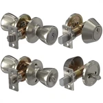 Reluen Set Of 2 Mobile Home Door Lock Exterior Standart Size, Silver. Fixed Price $62.42.