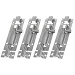 4 Pcs Door Security Slide Latch Lock INCH/100MM Heavy Duty Steel Barrel Bolt. Fixed Price $17.61.