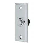 Deltana BBS333U26 Solid Brass Rectangular Contemporary Bell Button (chrome). Fixed Price $41.42.