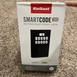 Kwikset Smartcode 260 Keypad Electronic Door Deadbolt Keyless Entry Matte Black. Fixed Price $62.00.