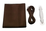 Prime-line Black Fiberglass Screen Door Repair Kit 48 In. W X 84 1 Pk. Fixed Price $19.99.