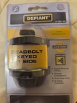 Aged Bronze Deadbolt By Defiant - 890 100 One Side Keyed 2 Keyes Included. Fixed Price $12.00.