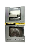 Defiant Square Single Cylinder Deadbolt Satin Nickel 1009 429 110. Fixed Price $14.95.