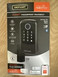 Defiant Smart Fingerprint Deadbolt Matte Black 1009 561 252. Fixed Price $55.19.