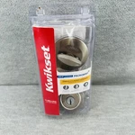 Kwikset 96600-669 Satin Nickel Finish Single Cylinder Deadbolt Lock Sealed. Fixed Price $10.99.