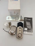 Schlage Satin Nickel Smart Deadbolt, Camelot Trim BE479AA V 619 *no Keys*. Fixed Price $40.00.