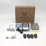 WF-019 Electric Door Lock Wireless W/ Remotes Built In Alarm (WAFU019LY). Fixed Price $208.98.