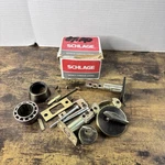 Schlage - B160N Single Cylinder Deadbolt Polished Brass / Oil Rubbed Bronze. Fixed Price $23.49.