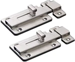 Door Bolts, 2 Pieces Stainless Steel Latch Sliding Lock, Surface Mounted.... Fixed Price $17.72.