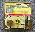 Deadlock With Double Cylinder Surface Mount Mag Security White 8003-W Nos. Fixed Price $18.95.