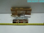 41757 Andersen Storm Door Handle Assembly Brass Finish Contemporary Style. Fixed Price $124.77.
