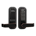 Mechanical Keyless Lever Lock With Passage Single Combination Oil Rubbed Bronze. Fixed Price $306.48.
