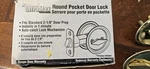 Kwikset Round Pocket Door Lock 335 - Gold. Fixed Price $15.00.