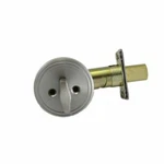 Maxgrade 67015 One Sided Deadbolt Satin Nickel Finish With Adjustable Latch. Fixed Price $9.00.