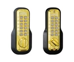 Lockey M210 Jb Dc Ez Mechanical Keyless Entry Double Combination - Bright Brass. Fixed Price $200.00.