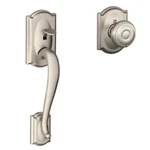 Schlage Camelot Entry Door Handleset - FE285 Geo. Fixed Price $49.00.