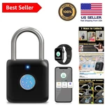 Smart Fingerprint Padlock With App Control - Usb Rechargeable Security Solution. Fixed Price $42.36.
