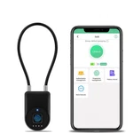 Fingerprint Cable Lock, 3.6'' Long Shackle With Bluetooth Ap.... Fixed Price $48.91.