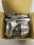 Master Lock DSC0632DKA4 Single Cylinder Deadbolt, Brushed Chrome. Fixed Price $26.65.