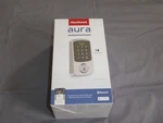 Kwikset Aura Reach Smart Lock Deadbolt Satin Brand New! 994000-001. Fixed Price $118.99.