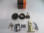 Pamex Single Cylinder Deadbolt Oil Rubbed Bronze Grade 3 Lock FD201. Fixed Price $16.80.