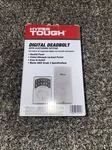 Hyper Tough Digital Deadbolt With Electronic Keypad Item 1752002 Satin Nickel. Fixed Price $9.00.