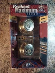 Kwikset Maximum Security Deadbolt Double Cylinder Lock. Fixed Price $12.00.