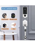 New Open Box Harfo D02 4-IN-1 Smart Fingerprint Keypad Door Lock & Deadbolt Set. Fixed Price $119.99.