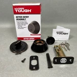 Hyper Tough 1754502 Keyed Entry Single Cylinder Deadbolt Oil-rubbed Bronze. Fixed Price $18.99.