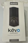 Kwikset Kevo Convert Smart Lock Conversion Kit In Venetian Bronze 99250-103. Fixed Price $74.99.