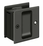 Deltana Solid Brass SDP25U10B 2-1/2"X2-3/4" Adjustable Pocket Door Passage Lock. Fixed Price $11.21.