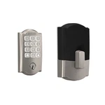 Schlage Arrive Wifi Smart Lock Deadbolt Keyless Entry Satin Nickel BE459WB Door. Fixed Price $299.99.