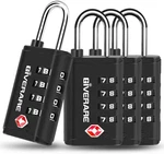 Pack Tsa Approved Travel Luggage Locks 4-DIGIT, Open Alert Suitcase Combinatio. Fixed Price $10.99.