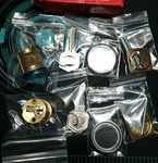 Pc Lsda 6 Pin D087 Satin Nickel Rim Cylinders Both Keyed Alike. Nos. LOT9872. Fixed Price $24.00.