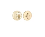 Kwikset Smartkey Door Deadbolt Polished Brass Single Cylinder 96600-573. Fixed Price $15.99.