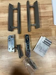 Vtg Nos Anderson Gliding Patio Door Handle Hardware Trim Set Lock 2 Panel Stone. Fixed Price $150.00.