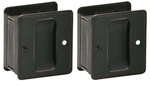 2-PACK Ives 990B716 Aged Bronze 3/4" X 1/4" Passage Sliding Door Pull. Fixed Price $20.21.