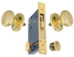 Ornamental Iron Gate Double Cylinder Mortise Lockset Brass. Fixed Price $89.99.