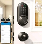 Veise RZ06C Smart Locks For Front Door, 2 Knob Handle Set, Keyless Entry.... Fixed Price $26.99.