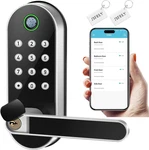 Fingerprint Smart Door Lock With Handle & Keypad No More Lost Keys, Keyless En. Fixed Price $125.62.