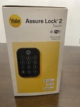 New Yale Assure Lock 2 Touch Deadbolt & Keypad, Black Suede YRD430-F-WF1-BSP. Fixed Price $126.99.