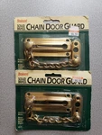 Brainerd Vintage Chain Door Guard Solid Brass Welded Steel 2PACKS. Fixed Price $15.00.