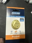 Schlage Series Bright Brass Double Cylinder Deadbolt B62N 505. Fixed Price $22.00.