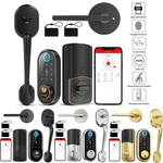 Smonet Front Door Lock Set With Handle Fingerprint Keyless Entry Smart Deadbolt. Fixed Price $69.99.