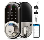 Veise Smart Lock Fingerprint 7-IN-1 Keyless Entry Door Satin Nickel. Fixed Price $52.00.