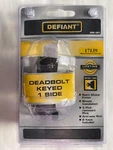 Defiant Deadbolt Keyed Side Satin Nickel Finish ( 17139 ) New. Fixed Price $9.99.