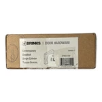 Brinks Matte Black Single Cylinder Deadbolt Contemporary Design (E2402-150). Fixed Price $29.99.