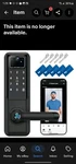 Wifi Video Smart Door Lock: Fingerprint With Camera- Keyless Entry .... Fixed Price $179.99.